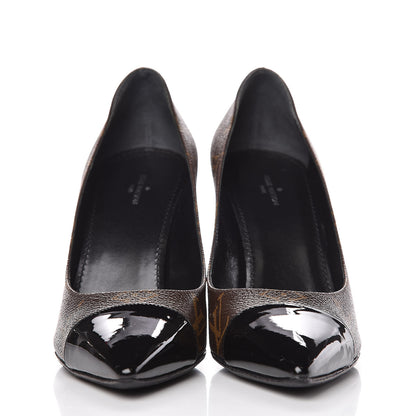 Louis Vuitton Patent Monogram Fetish Pumps 38 2 of 10