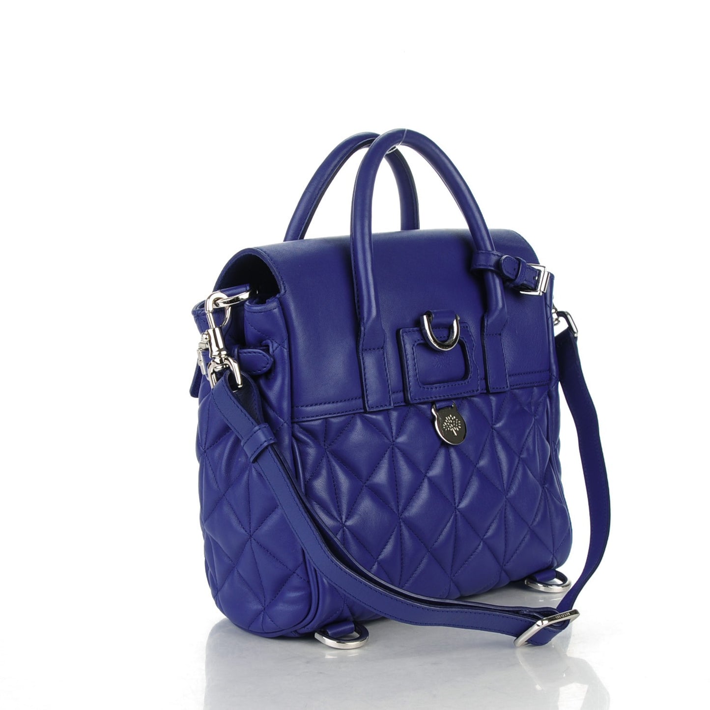 Nappa Quilted Mini Cara Delevingne Convertible Bag Indigo