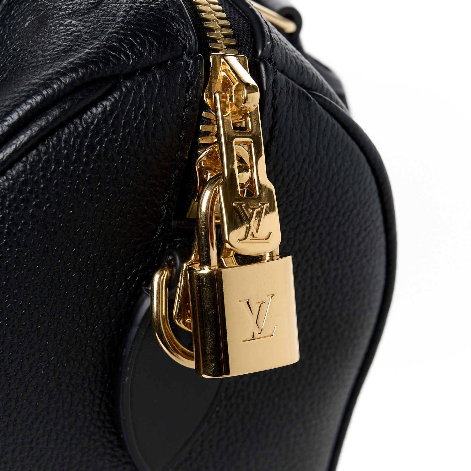 Louis Vuitton Empreinte Monogram Giant Speedy Bandouliere 20 Black 8 of 12