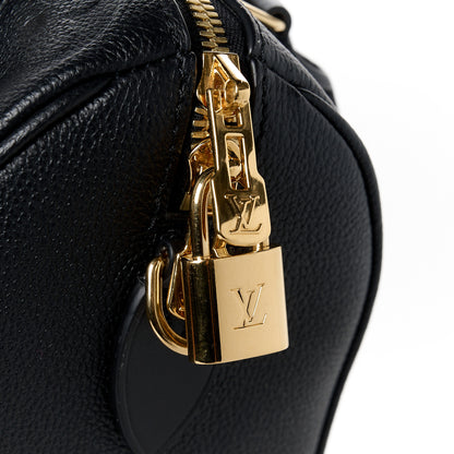 Louis Vuitton Empreinte Monogram Giant Speedy Bandouliere 20 Black 8 of 12