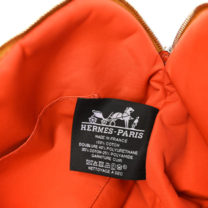 Hermes Toile Trousse De Voyage Cosmetic Case 6 of 8