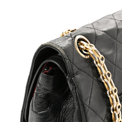 Chanel Lambskin Quilted Medium Bijoux Chain Double Flap Black 16 of 19