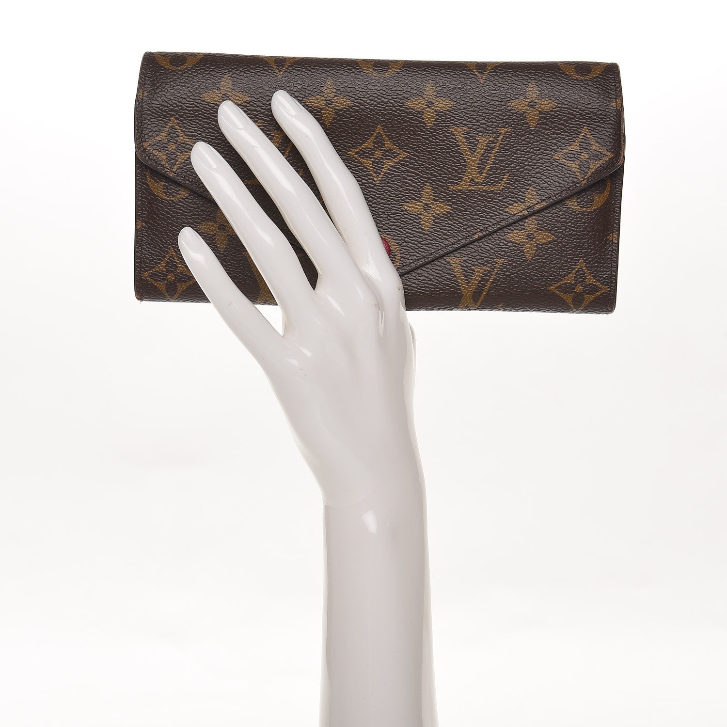 Louis Vuitton Monogram Josephine Wallet Red 2 of 12