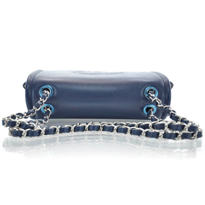 Chanel Caviar Timeless Medium Flap Navy 5 of 9