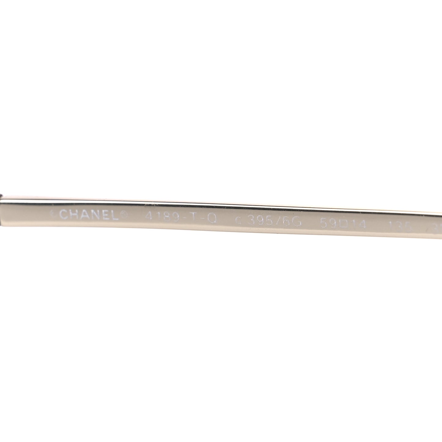 Metal Aviator CC Sunglasses 4189-T-Q Gold