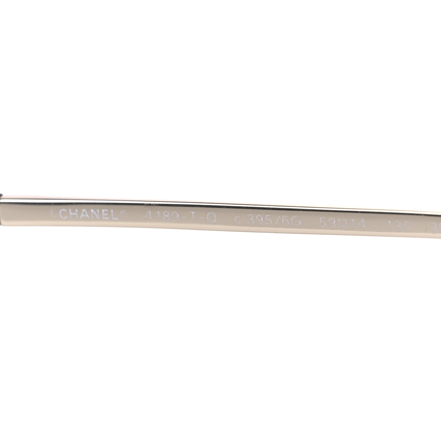 Chanel Metal Aviator CC Sunglasses 4189-T-Q Gold 14 of 21