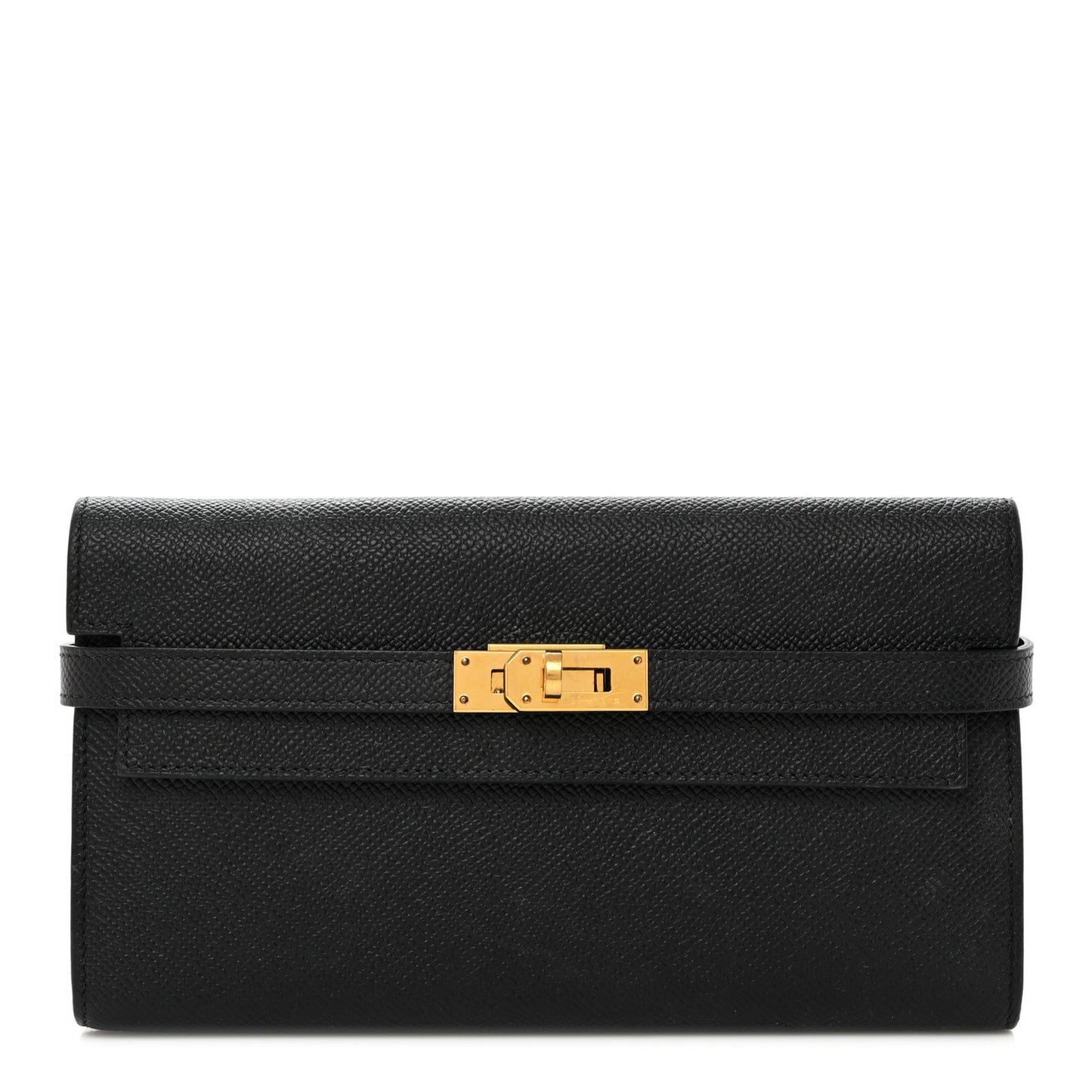 Epsom Kelly Longue Wallet Black