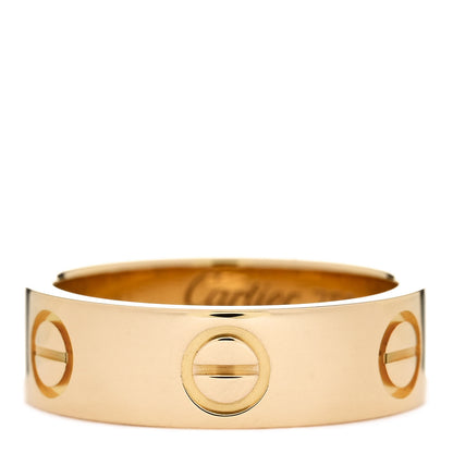 Cartier 18K Yellow Gold 5.5mm LOVE Ring 49 5 1 of 5