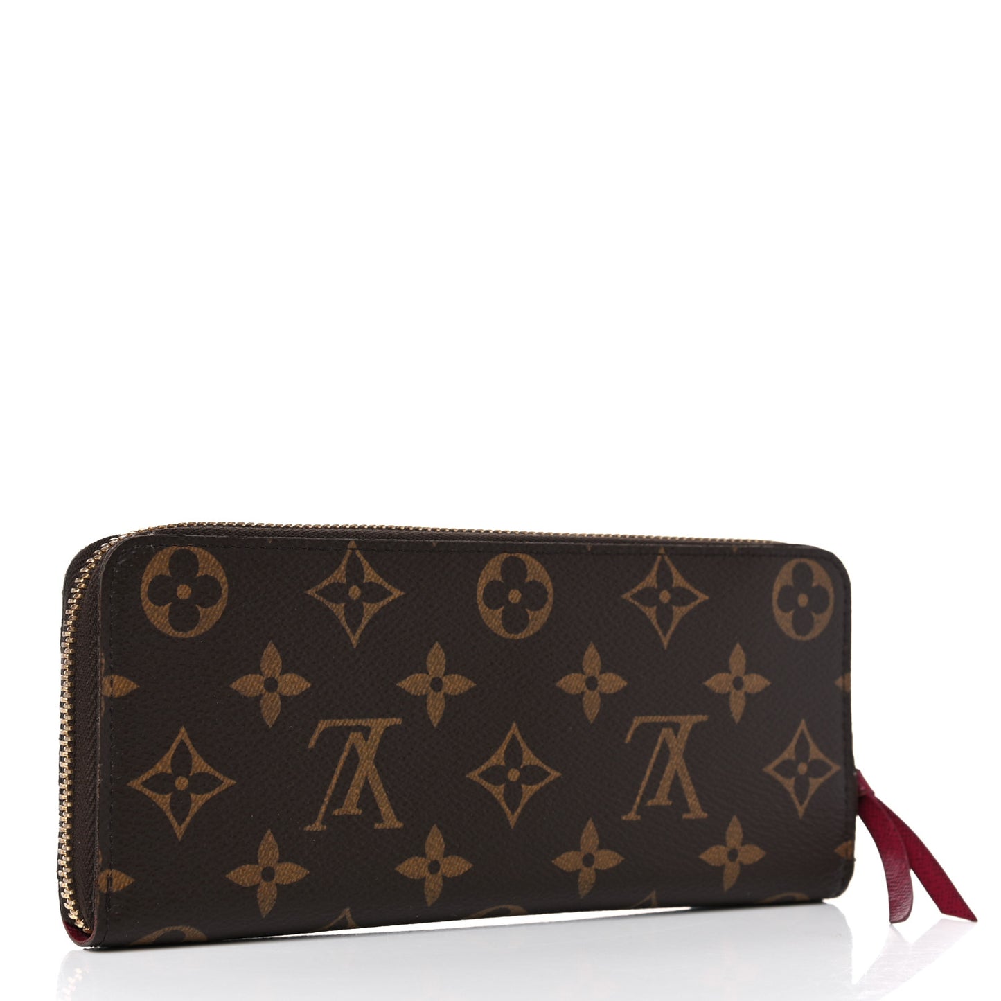 Monogram Clemence Wallet Fuchsia