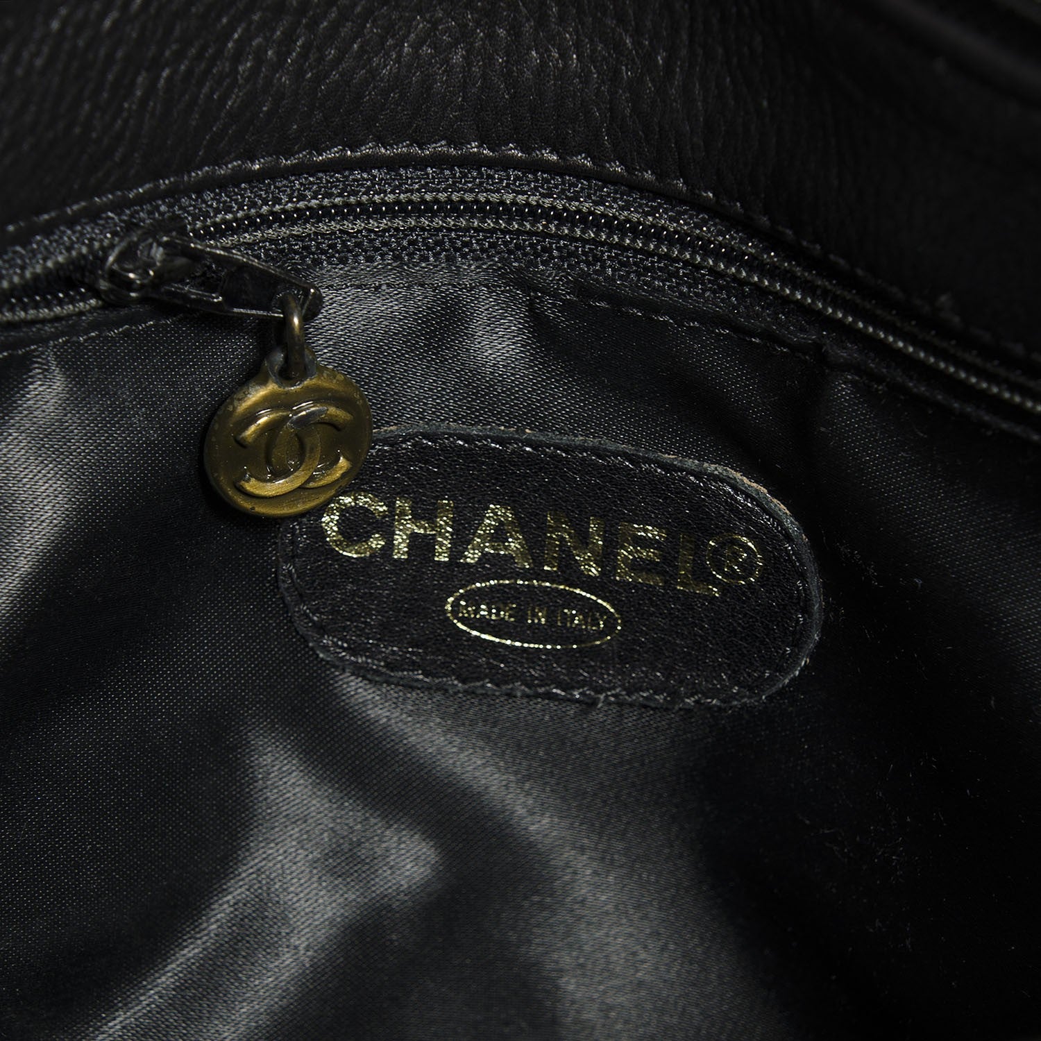 Chanel Calfskin Flap Shoulder Bag Black 6 of 7
