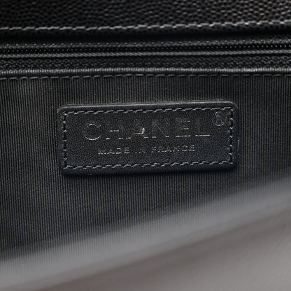 Chanel Caviar Quilted New Medium Boy Flap Black 6 of 11