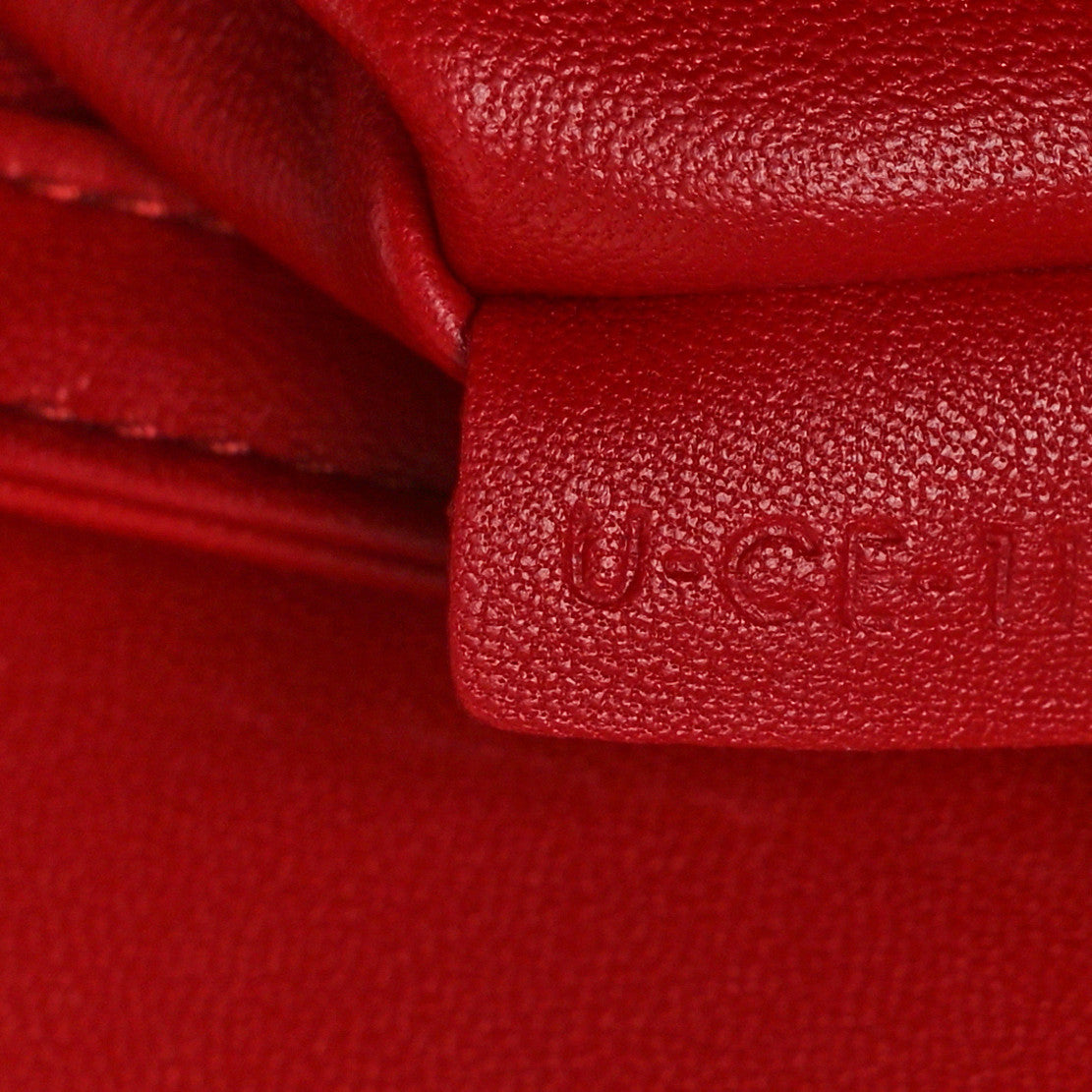 Celine Shiny Calfskin Teen Triomphe Carmin 7 of 10