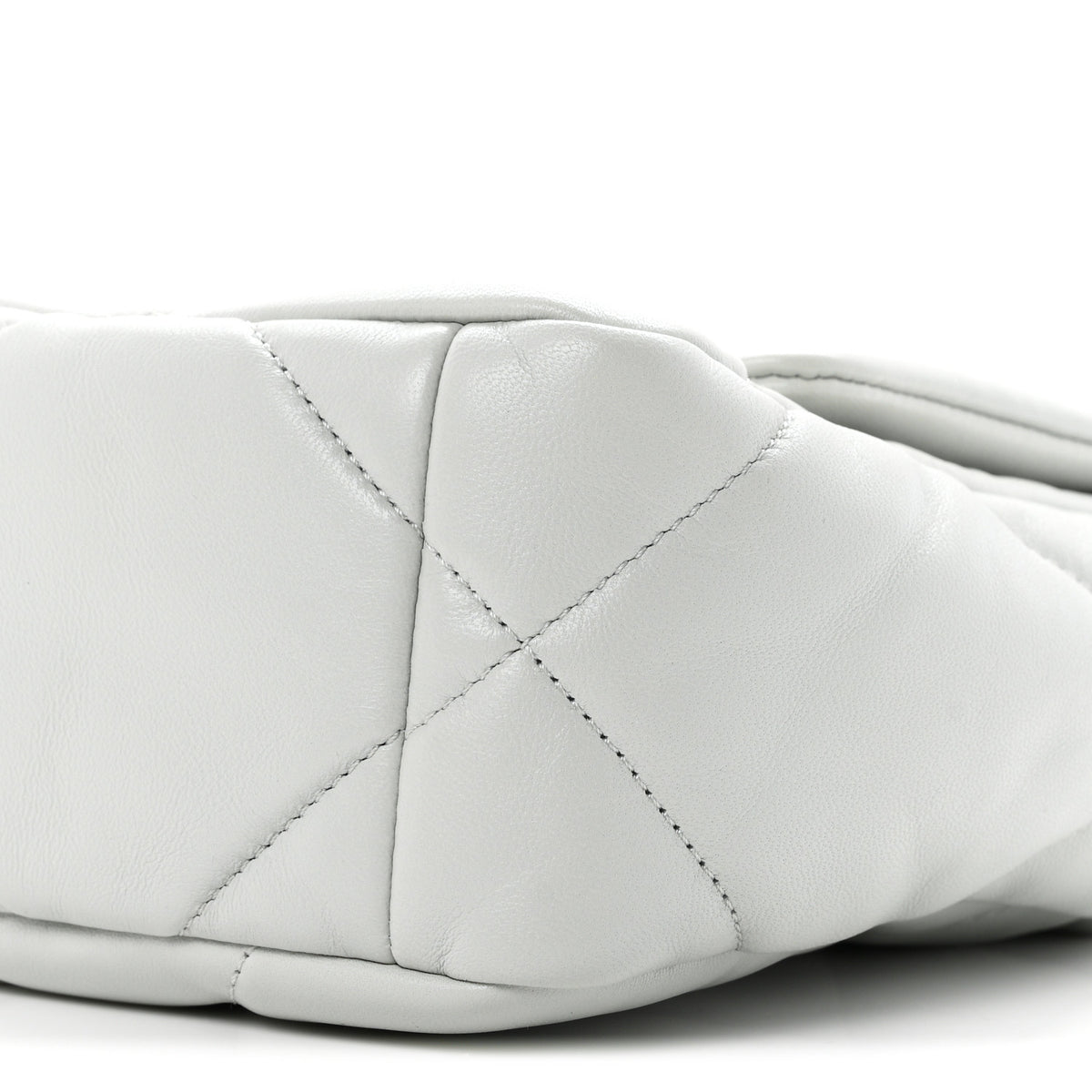 Lambskin Quilted Medium Chanel 19 Flap Light Blue