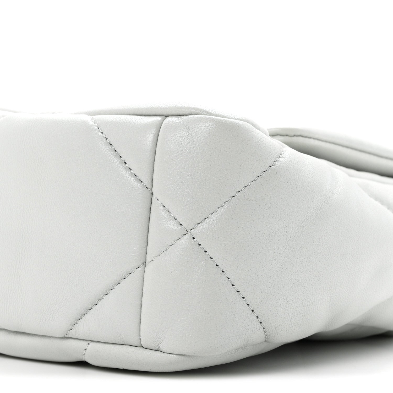 Chanel Lambskin Quilted Medium Chanel 19 Flap Light Blue 10 of 11