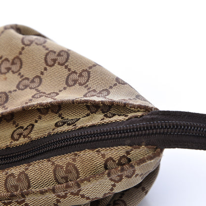 Gucci GG Monogram Medium Web Handle Bucket Tote Dark Brown 9 of 26