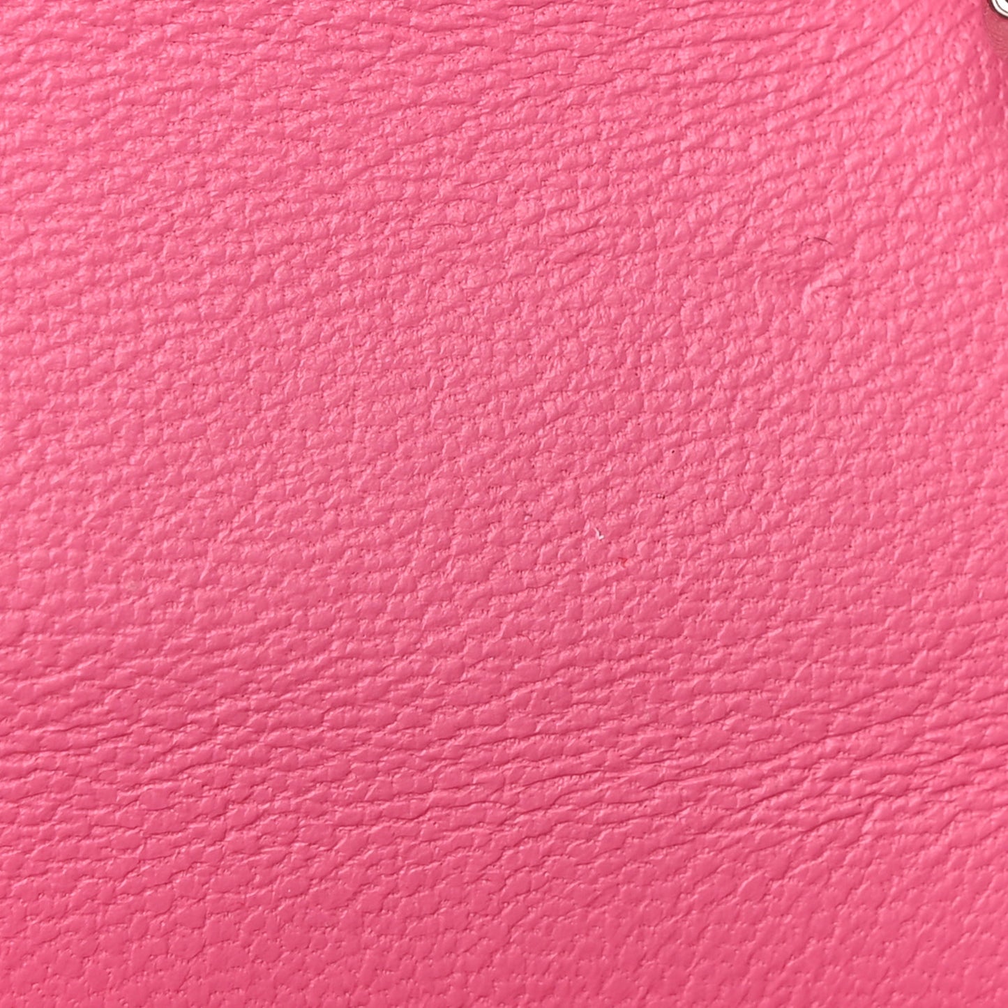 Lambskin Quilted Mini Rectangular Flap Pink