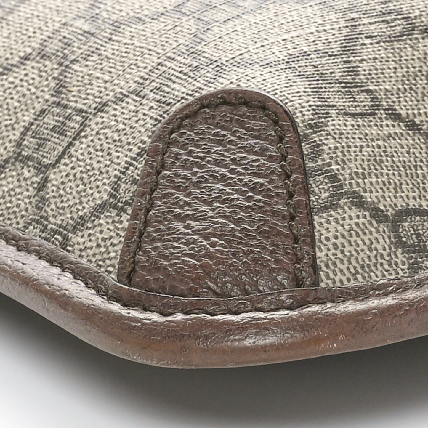 GG Supreme Monogram Neo Vintage Web Belt Bag Brown