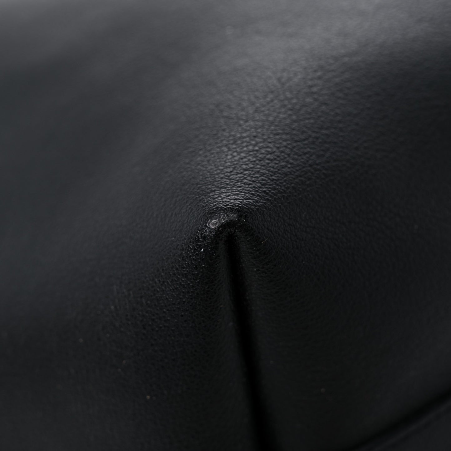 Calfskin Large Shopping Tote Black