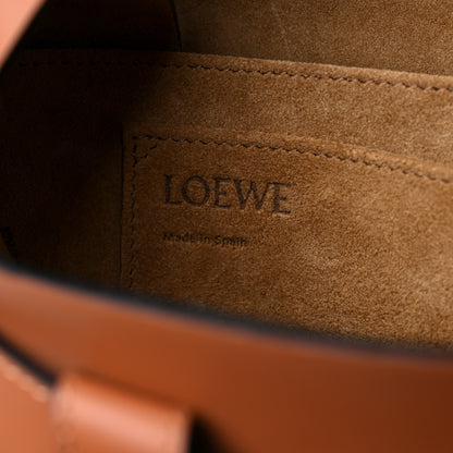 Loewe Calfskin Jacquard Small Gate Dual Bag Tan 7 of 10