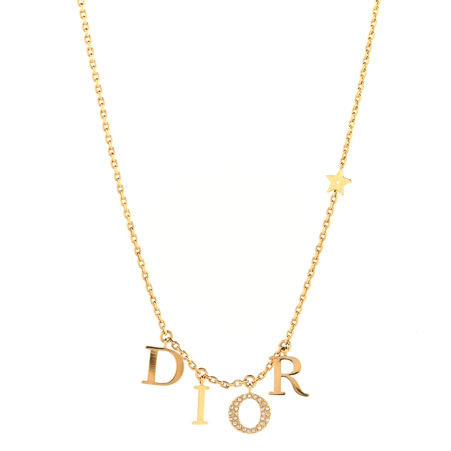 Crystal Dio(r)evolution Necklace Gold