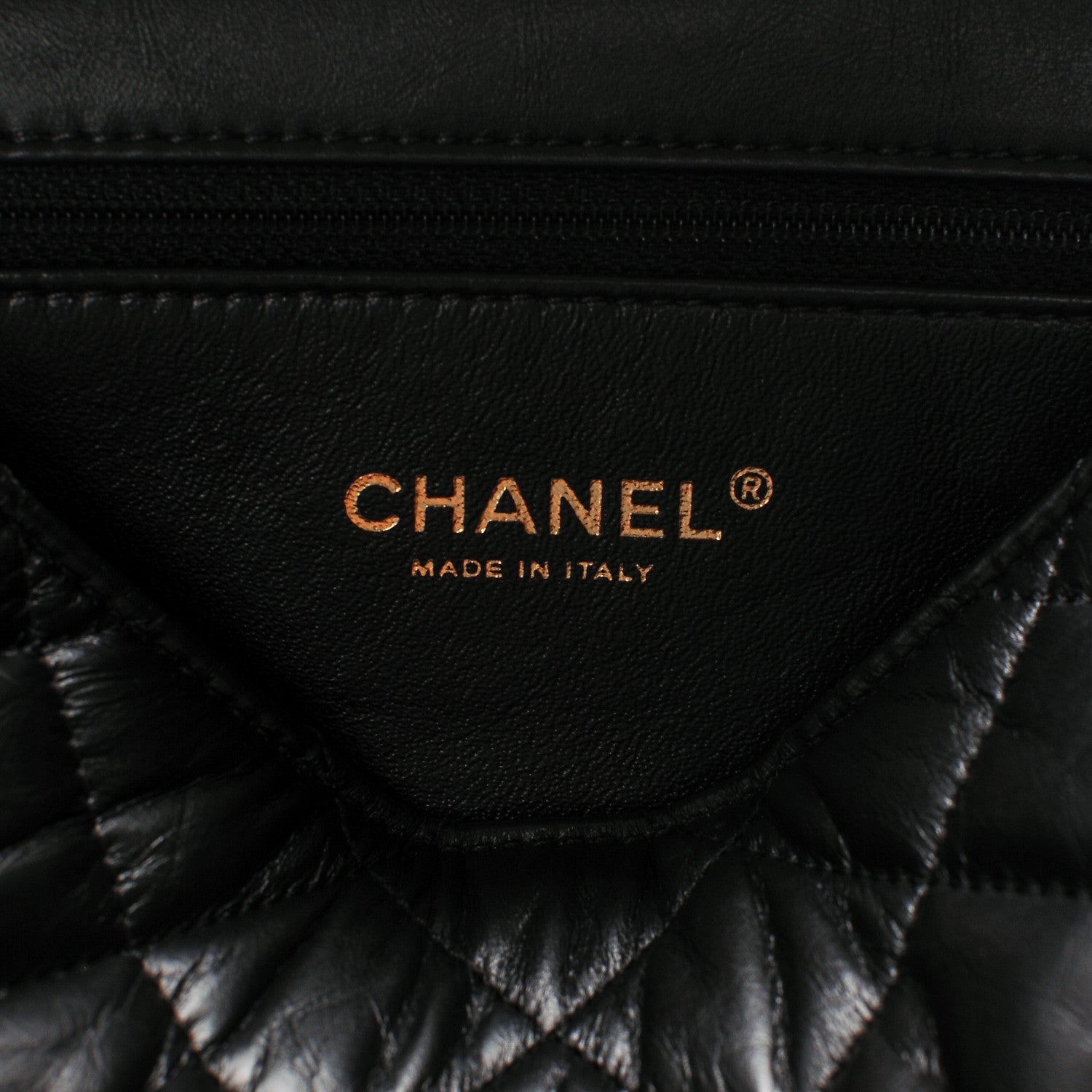 Chanel Aged Calfskin Quilted Medium Medallion Flap Black 6 of 9