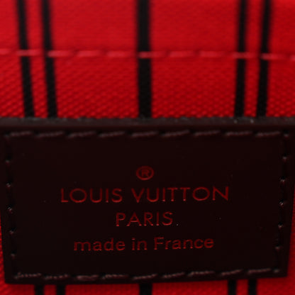 Louis Vuitton Damier Ebene Neverfull MM GM Pochette 6 of 7