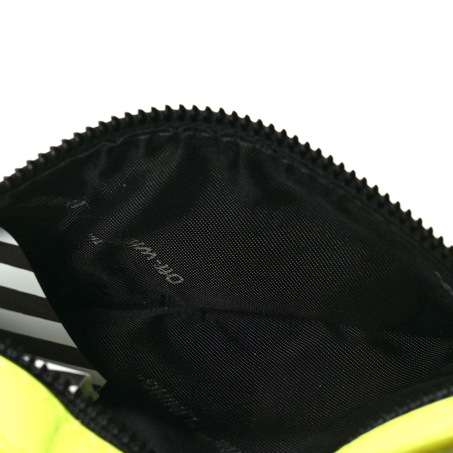 Off-White Calfskin Embossed Leg Pouch Fluo Yellow 4 of 12