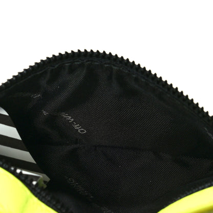 Off-White Calfskin Embossed Leg Pouch Fluo Yellow 4 of 12