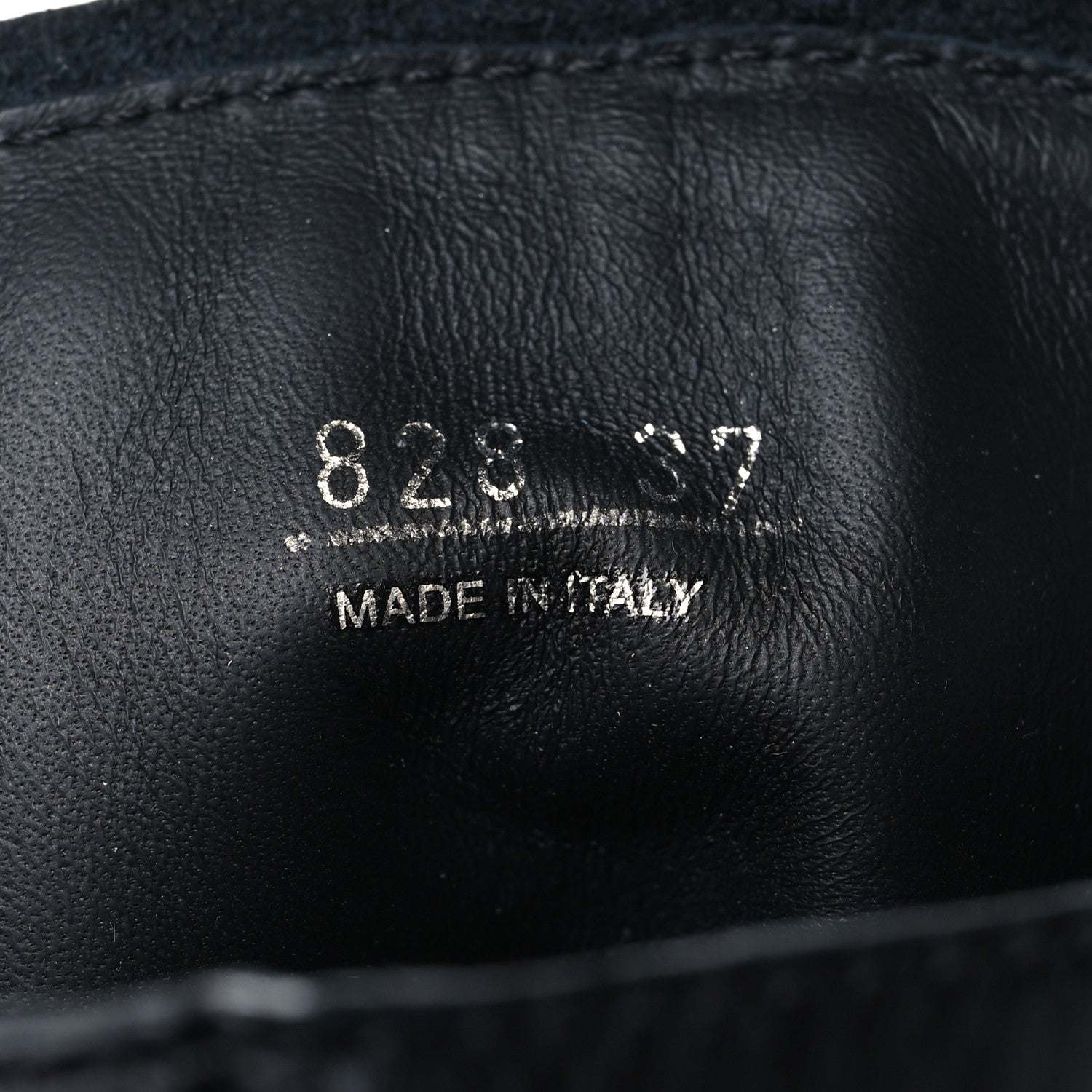 Prada Vitello Lux Nylon Metal Triangle Logo Monolith Pouch Pocket 55mm Tall Combat Boots 37 Black 6 of 7