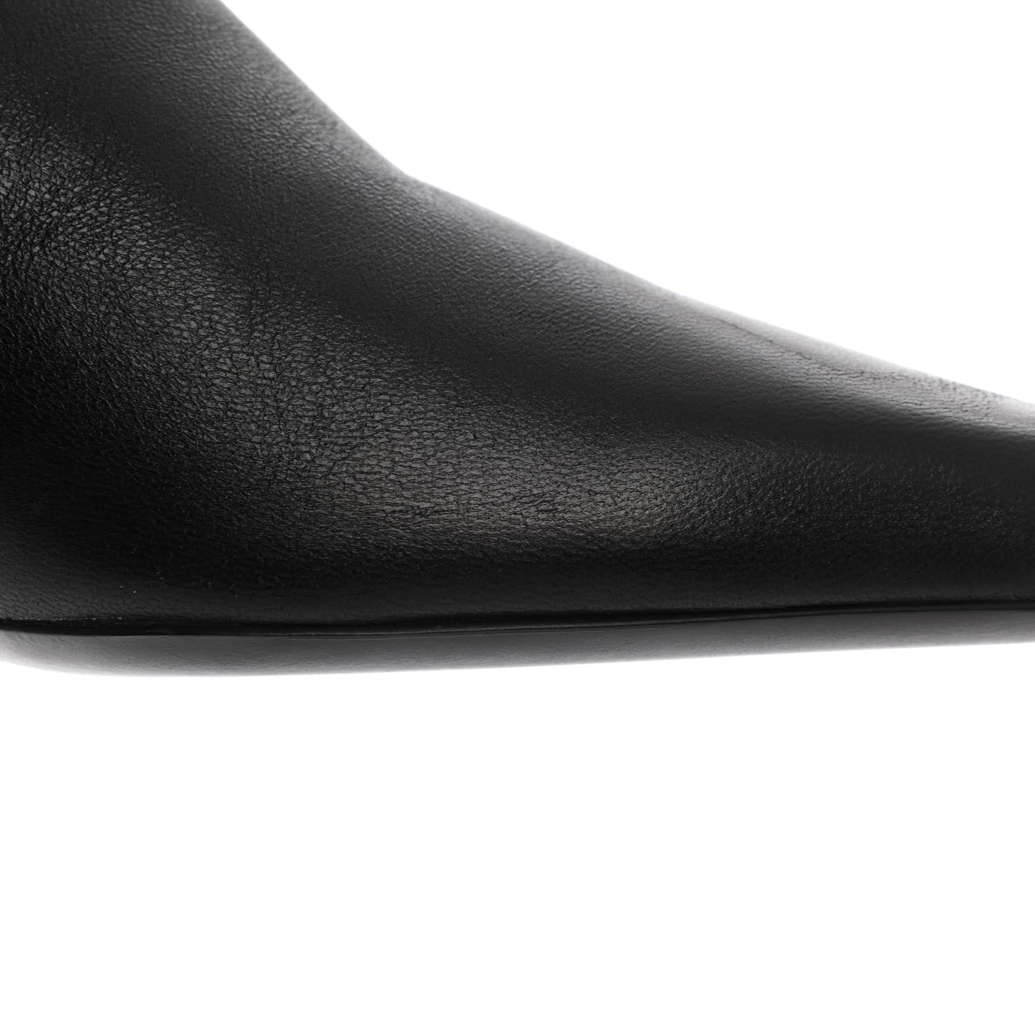 Balenciaga Sheepskin Typo Ankle Booties 35.5 Black 19 of 21