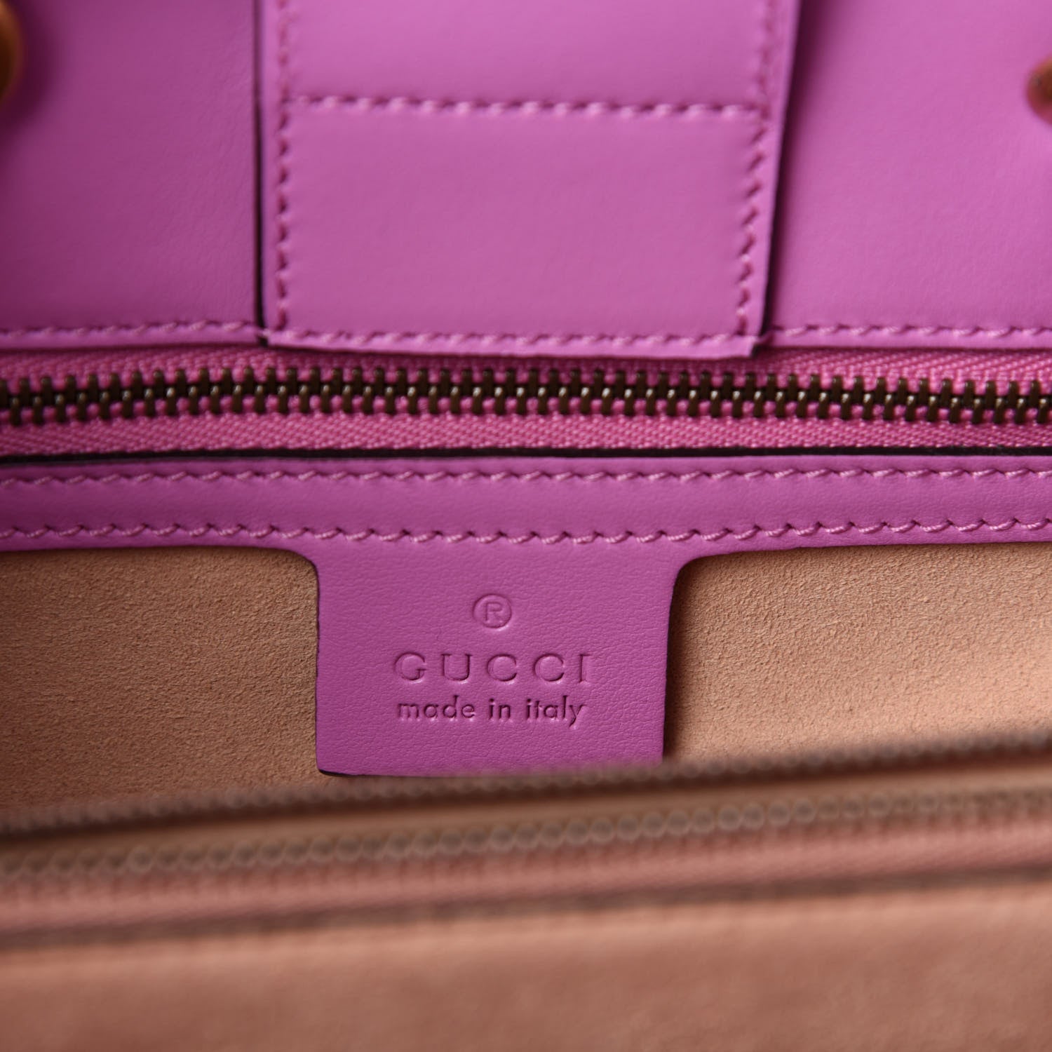 Gucci Calfskin Matelasse Small GG Marmont Tote Candy Mousse 9 of 11