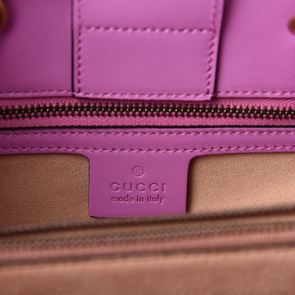 Gucci Calfskin Matelasse Small GG Marmont Tote Candy Mousse 9 of 11
