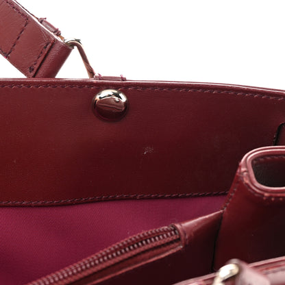 Christian Dior Calfskin Monogram Jeans Pocket Tote Red 11 of 17