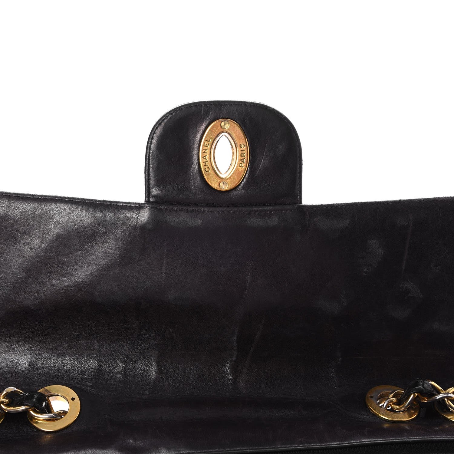 Chanel Patent Quilted XL Flap Bag Black 11 of 21