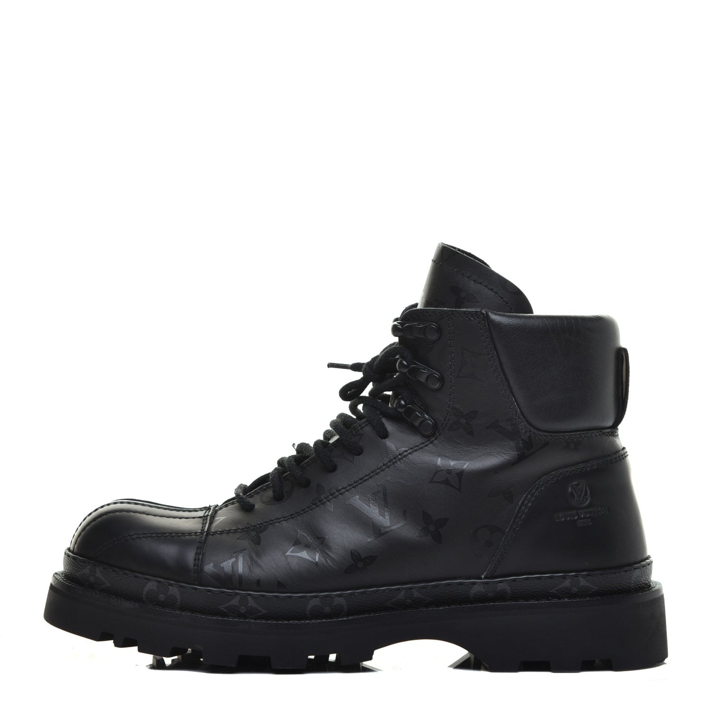 Monogram Eclipse Ankle Boots 8 Black