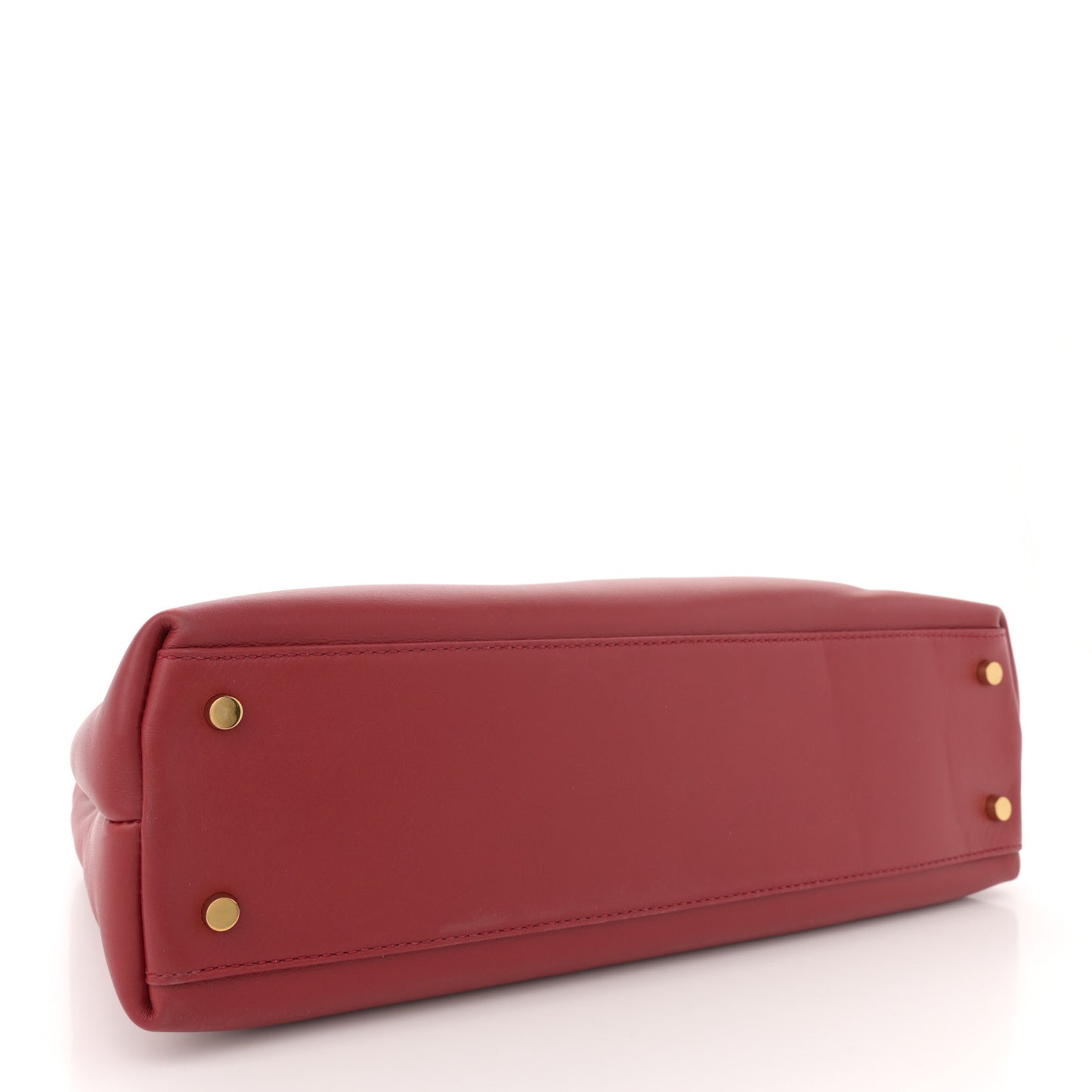 Silky Calfskin Medium Andiamo Shoulder Bag Rosewood Space