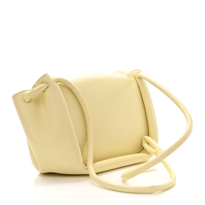 Bottega Veneta Lambskin Small Beak Triangle Flap Shoulder Bag Ice Cream 3 of 14