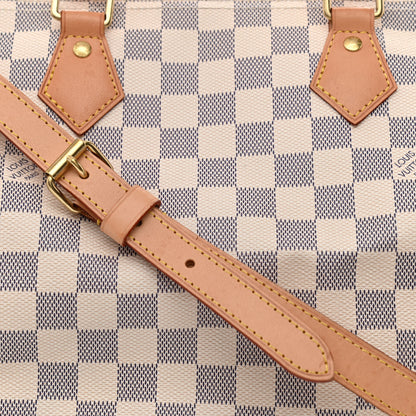 Louis Vuitton Damier Azur Speedy Bandouliere 30 7 of 10