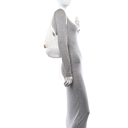 Bottega Veneta Nappa Intrecciato Small Solstice Hobo White 2 of 13