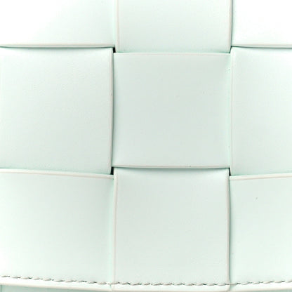 Bottega Veneta Lambskin Maxi Intrecciato Small Cassette Crossbody Bag Glacier 8 of 10