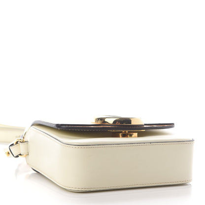 Chloe Calfskin Crocodile Embossed Mini C Double Carry Blondie Beige Autumnal Brown 4 of 11