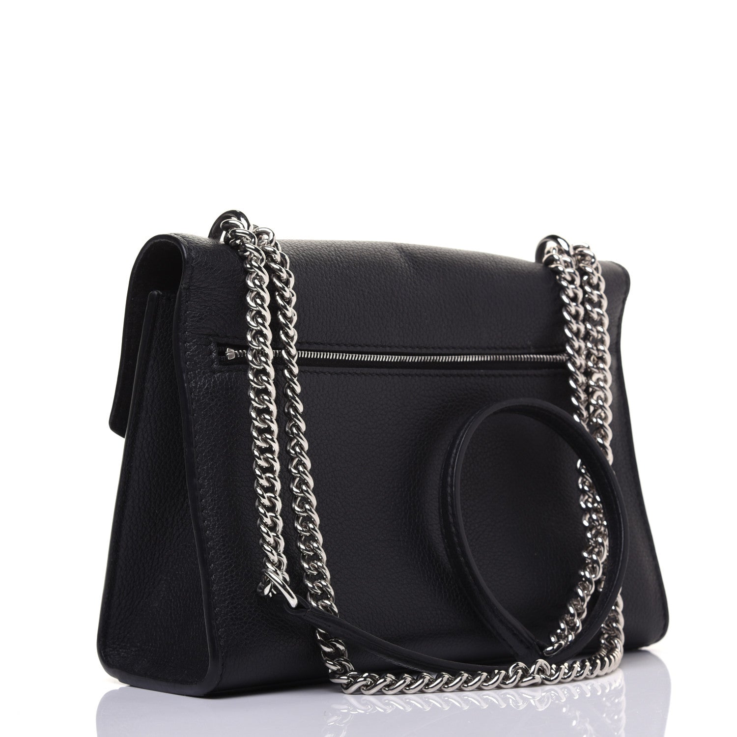 Louis Vuitton Soft Calfskin My Lockme Chain Bag BB Black 3 of 17