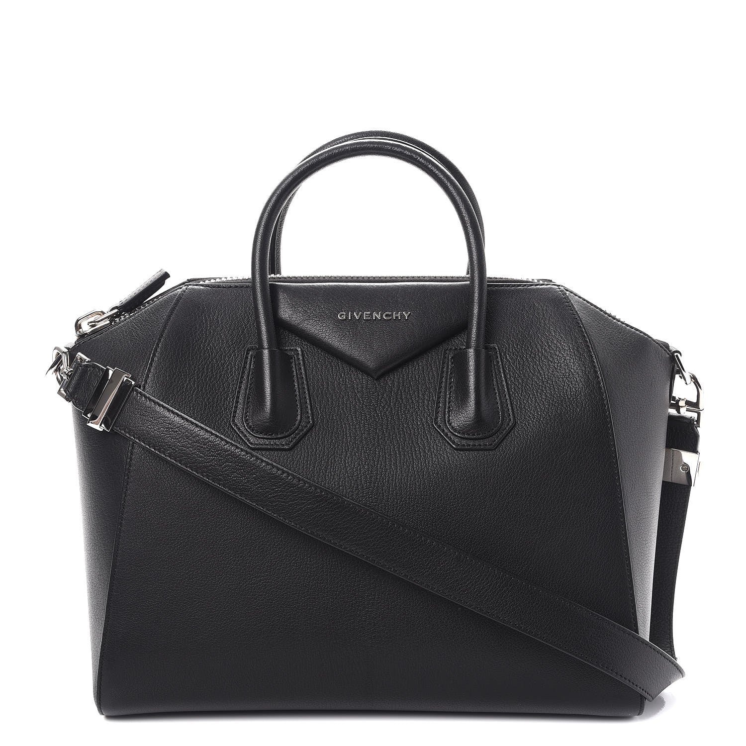 Givenchy Sugar Goatskin Medium Antigona Black 1 of 8