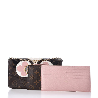 Louis Vuitton Monogram Lovely Birds Pochette Felicie Chain Wallet 5 of 9