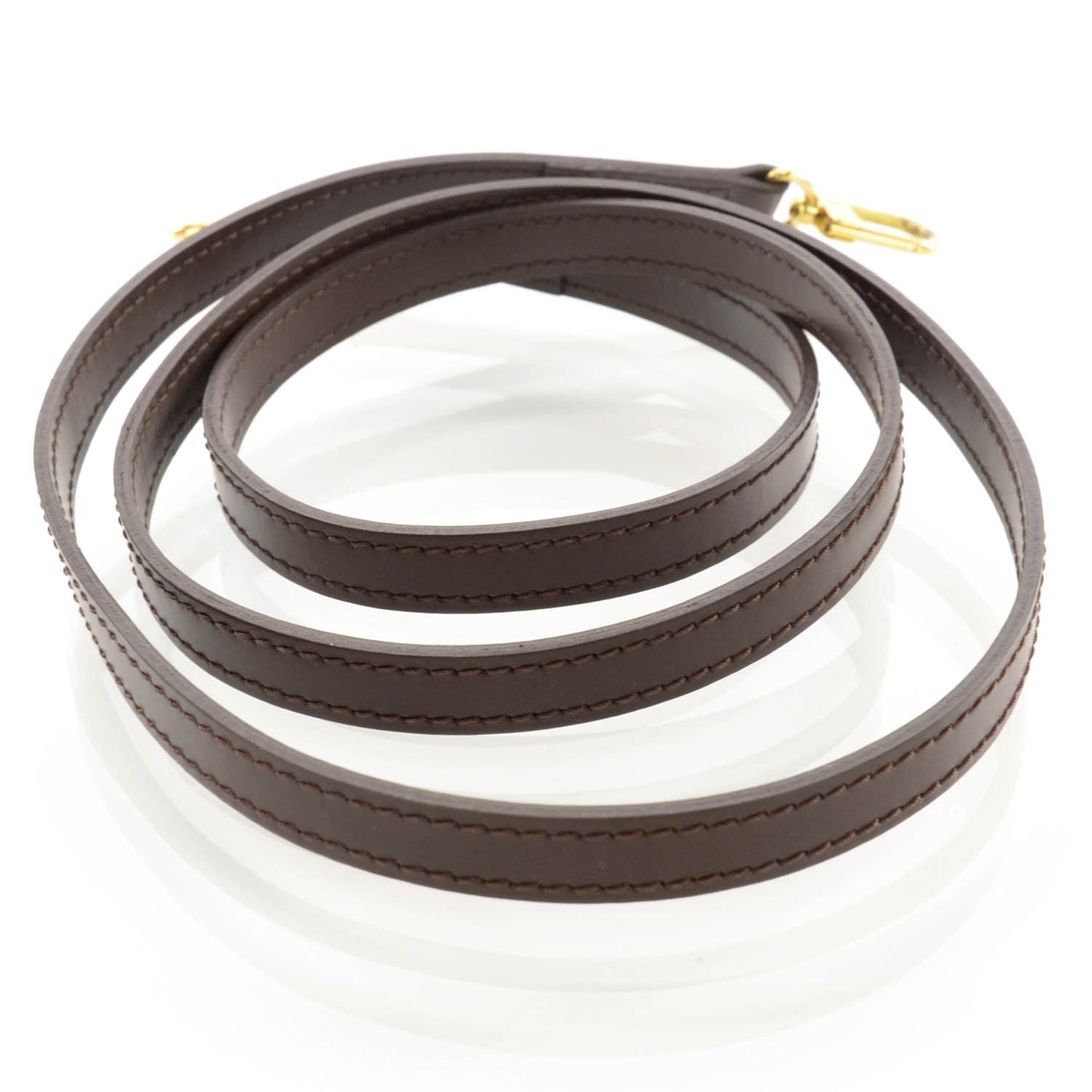 Calfskin Shoulder Strap Brown