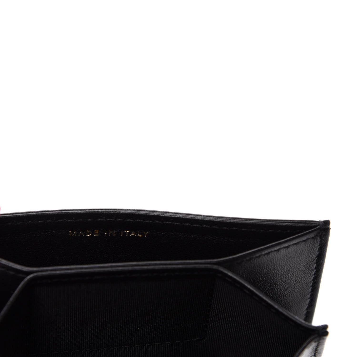 Chanel Lambskin Quilted My Chanel Lady Card Holder On Chain Black 10 of 13