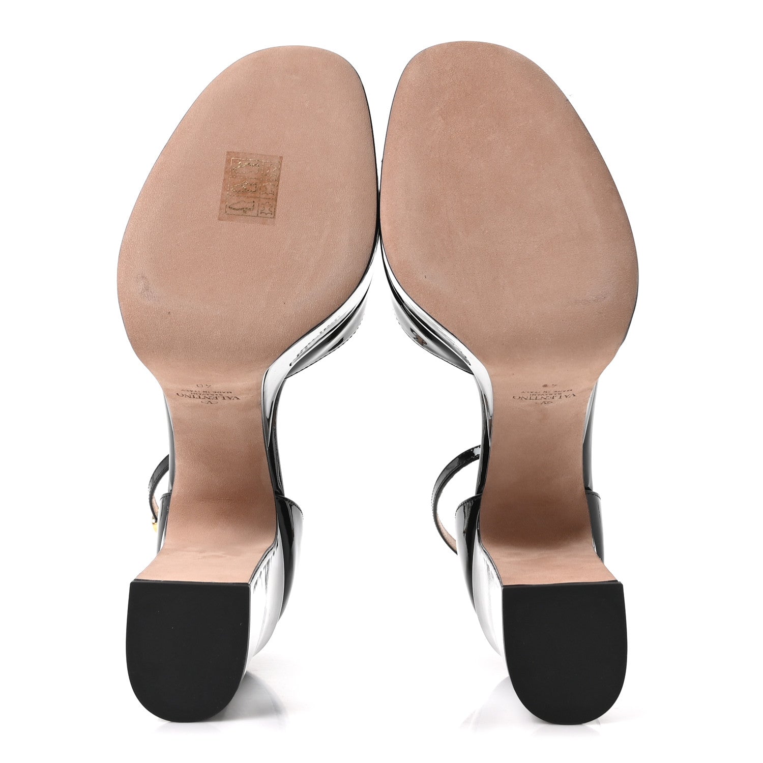 Valentino Garavani Patent Tan-Go 50/120mm Platform Pumps 40 Black 6 of 10