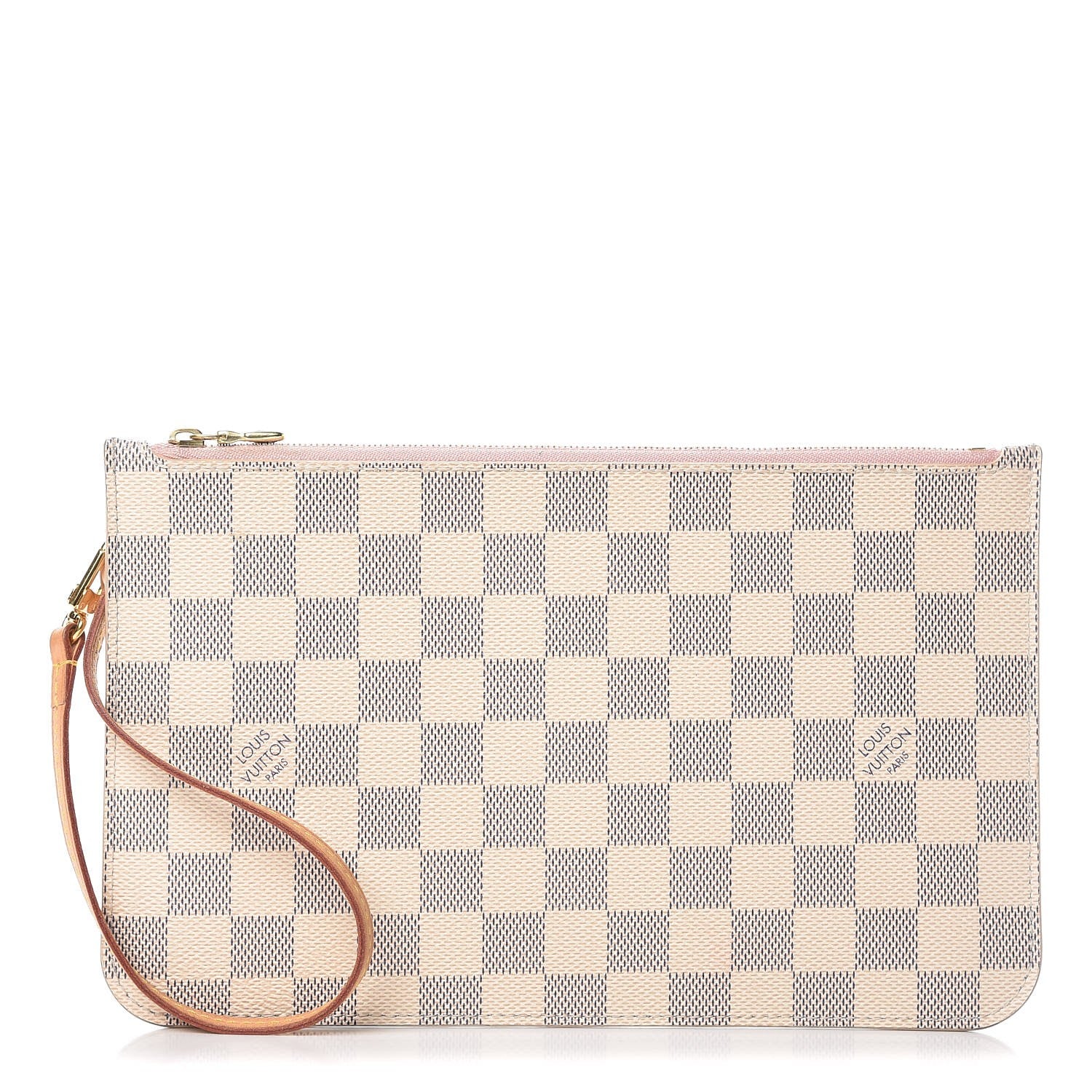 Louis Vuitton Damier Azur Neverfull MM GM Pochette Rose Ballerine 1 of 14