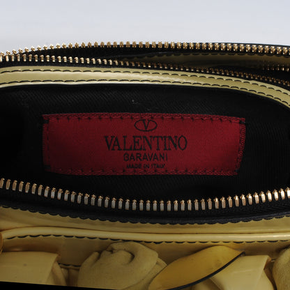 Valentino Garavani Coated Canvas Lacca Fleur Frame Bag Yellow 5 of 7