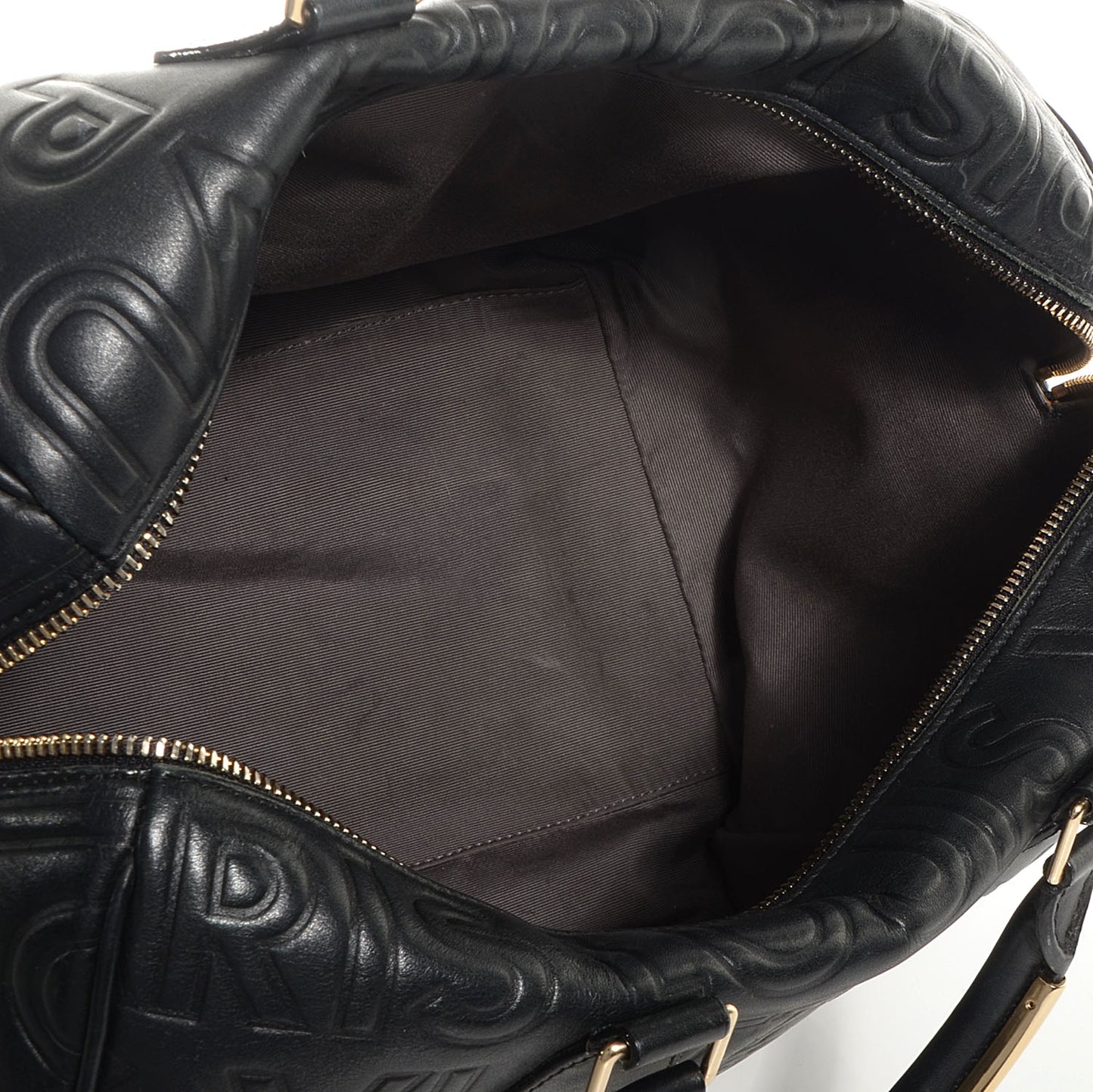 Calfskin Embossed Speedy Cube 30 Black